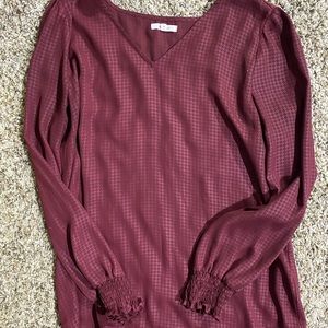 Maurices maroon blouse